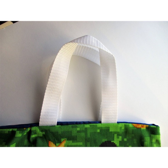 Gaming crayon bag coloring bag travel tote activity bag handmade - Picture 3 of 4